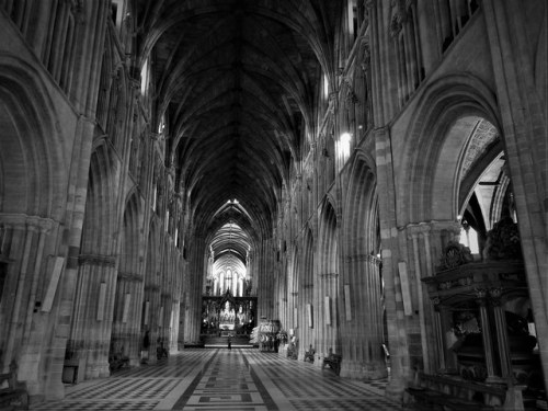 Worcester Cathedral by Dilligaf1964 The cathedral had cleared its pews from the Nave leaving an amaz