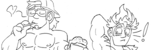 slashweilerdog:  C.299 - Ice-Cream O'KukuiAnonymous Commissions  The Professor really like his ice-c