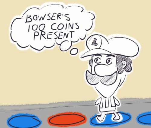 therubberfruit: Bowser’s 100 Coins Present