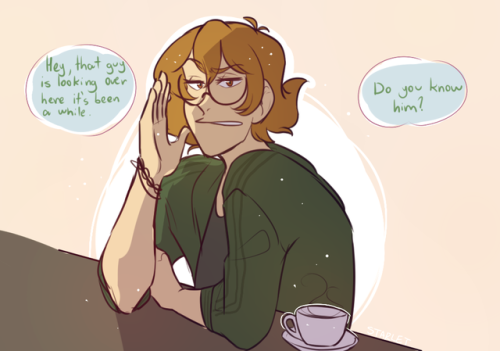 nagareboshi22:  starleting:  since some people asked for this, here is the second part of bakery au! Keith is still pining and hopeless  @goddessoftheworld