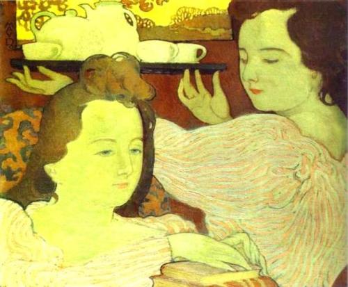 Mystic Allegory Or Tea, 1892, Maurice Denis