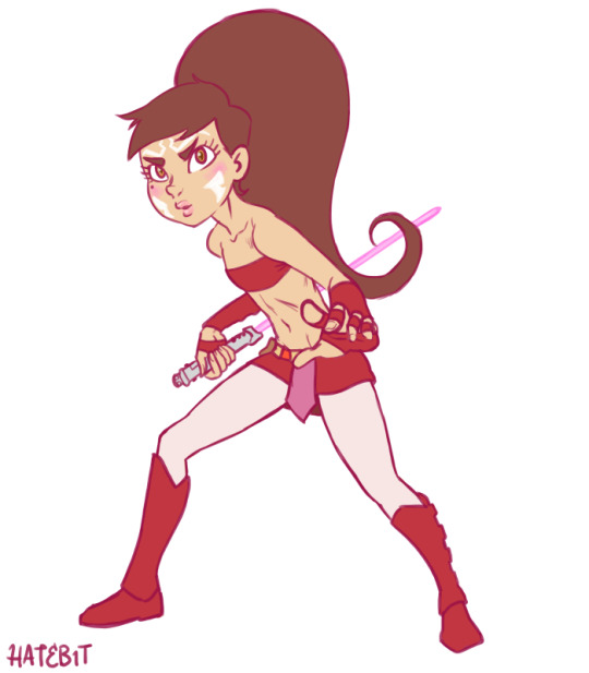 hatbotx: mysticalmooncupcake  replied to your post  “The Character Wardrobe Meme”                                              34, Princess Marco!                     Ahsoka Tano counts as a Jedi, right? I mean, she was one for a while anyways. I