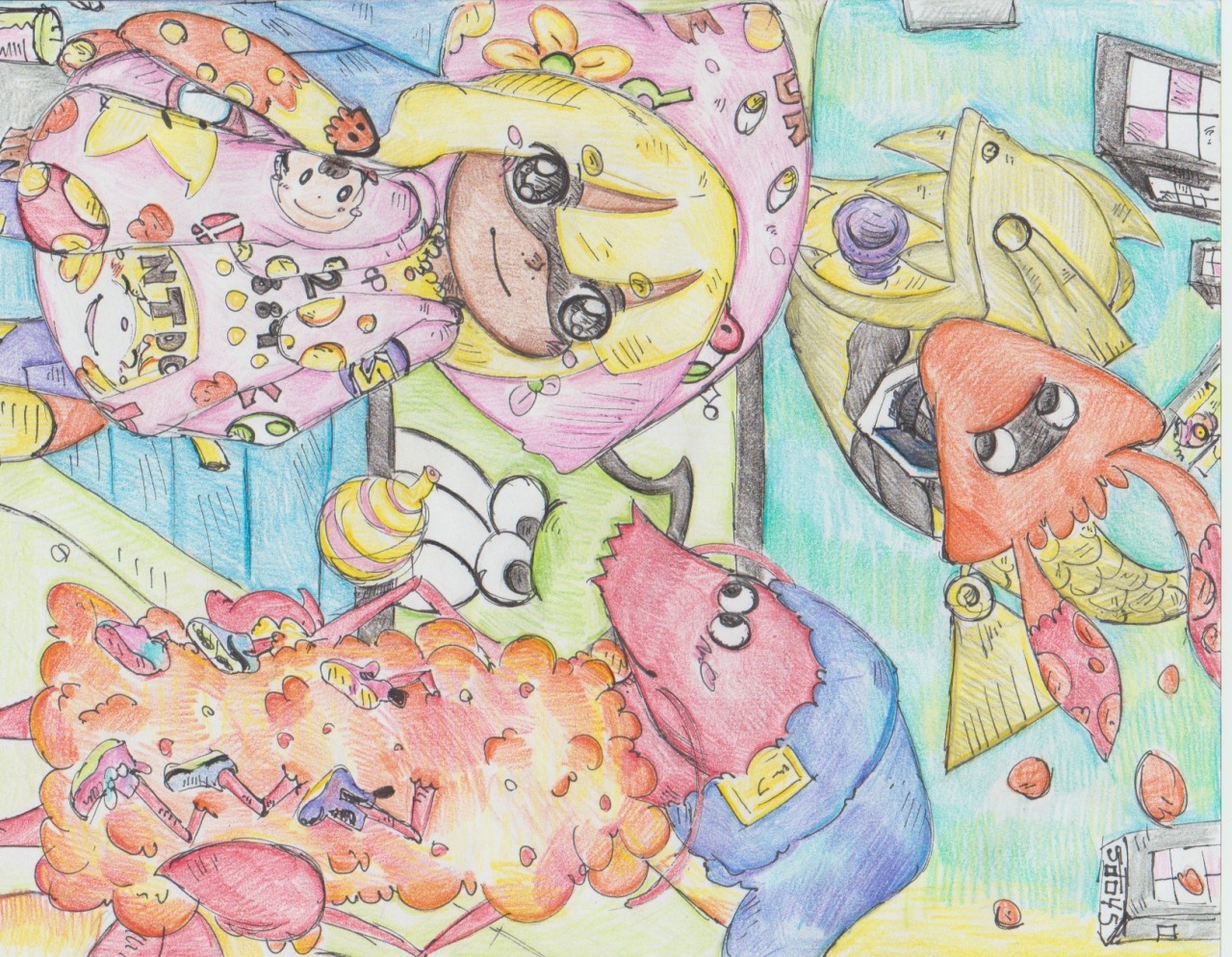 splatoonus:  nelnel-chan:  After weeks and hours since the Splatoon Art contest was