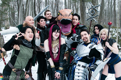 This is what happens when you invite a Dinosaur to your Dragon Age Shoot  Photographer - Elemental P