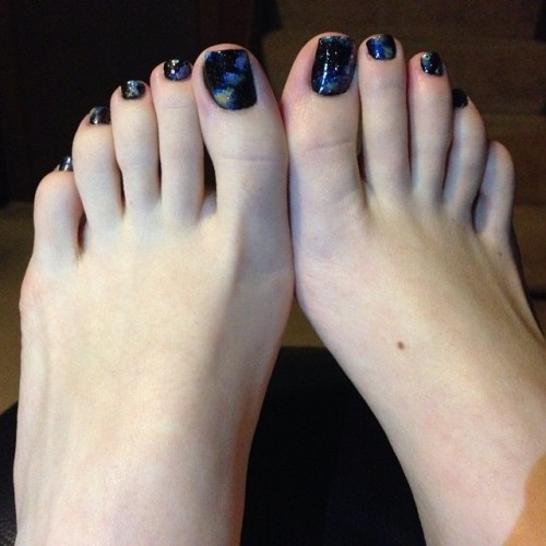 Love them &lt;3 #galaxytoes #footfetish