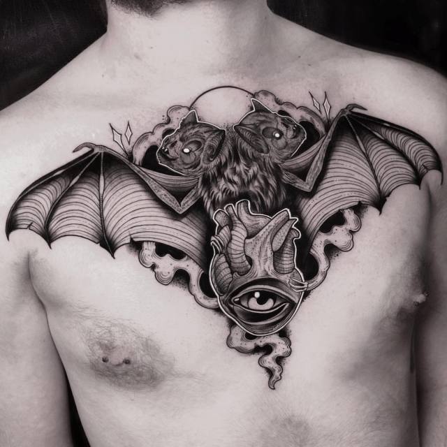 100 Trendy Bat Tattoos Designs  Meanings  Tattoo Me Now