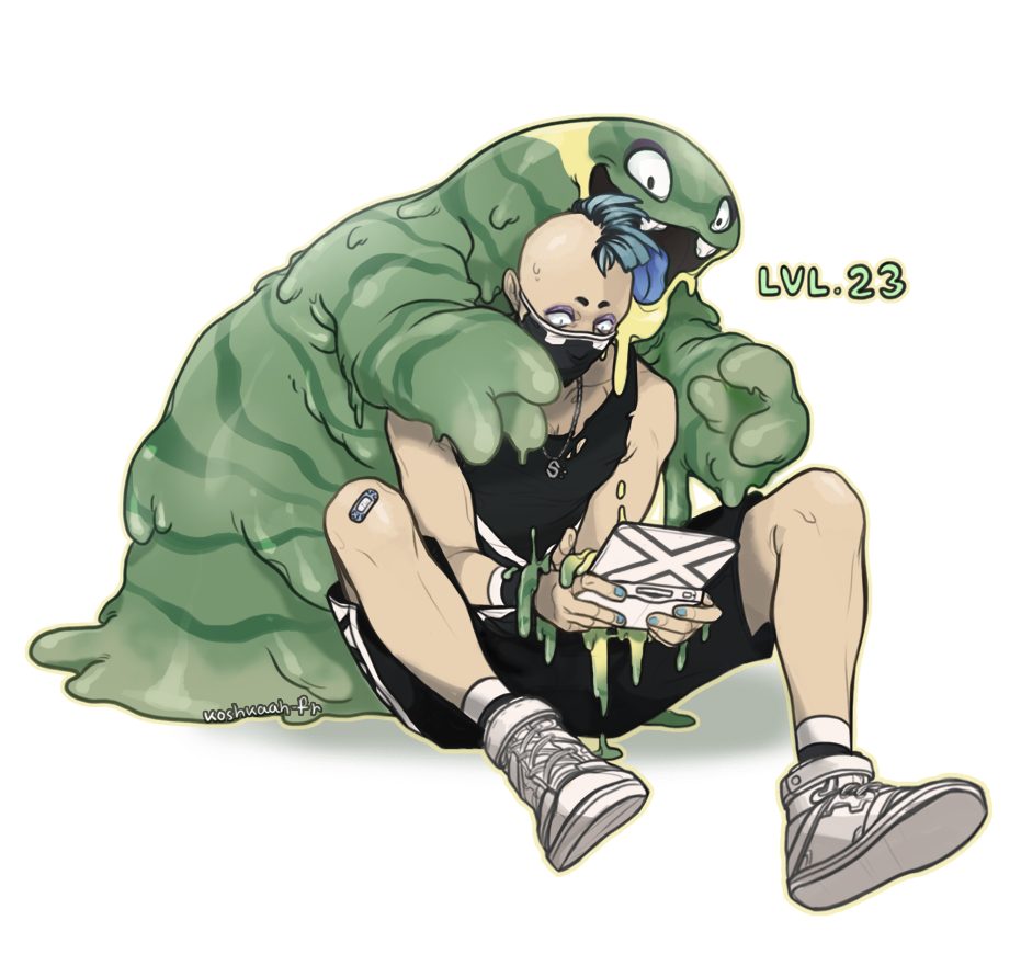 koshkaah-fr: My son. He is like little baby. Constantly falls asleep, loves pokebeans