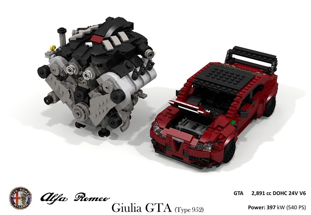 Brick Loft — Alfa Romeo Giulia GTA & UCS Alfa Romeo 690T 2.9L...