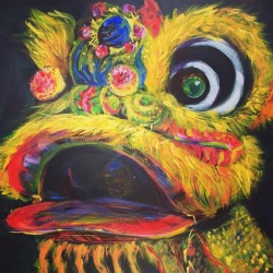 artisaformofmagic:
“Lion dance, acrylic on canvas, Jenny Jump, #jennyjump (at Southeast Inner Brisbane, Brisbane)
”