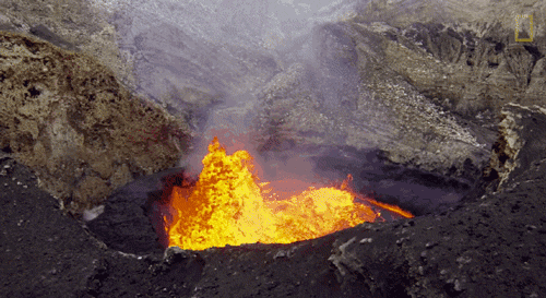 micdotcom:  Watch: These scientists flew a drone into an active volcano — and the