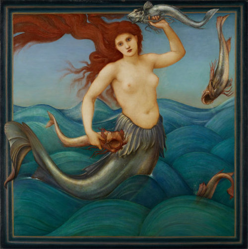 A Sea Nymph by Edward Burne-Jones, 1881.