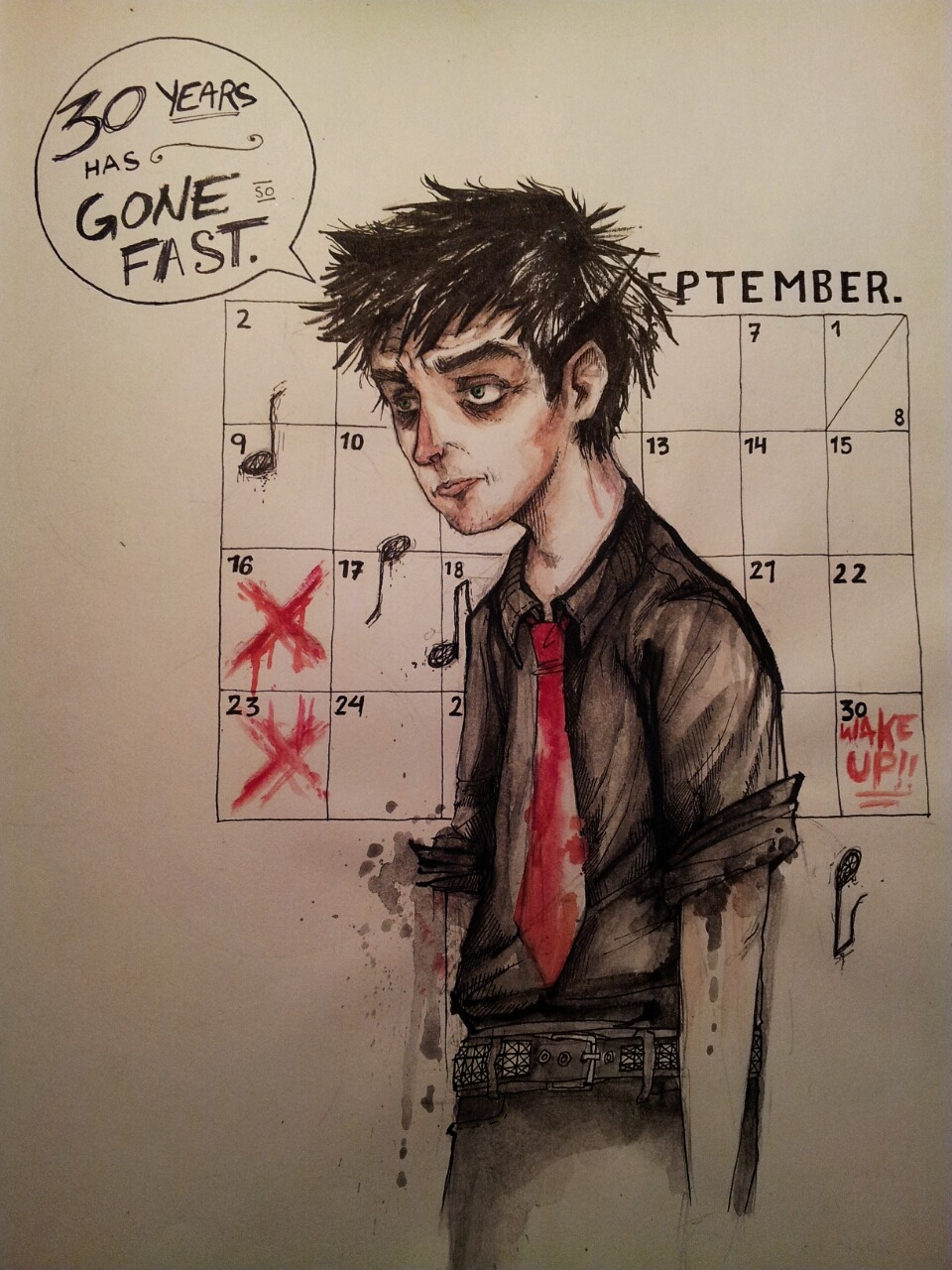 tattaco:  the-ruby-room:  Sometimes my own art makes me sad   This is beautiful doe