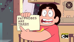 queer-fatty:Image of Steven Universe holding