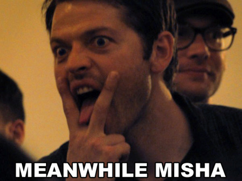 trenchcoats-pie-and-lucifer:  Meanwhile Misha [30/?]