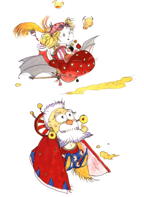 Porn Pics finalfantasyvi: Yoshitaka Amano’s chibi