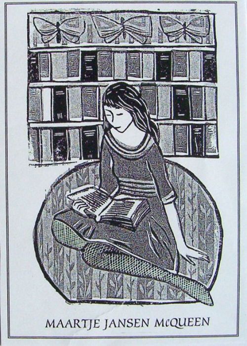 bookplate by Angela Lemaire 