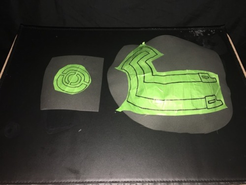 acidrockstar: I gotta use my heat gun for the first time, that was quite an experience :3cMy foam he
