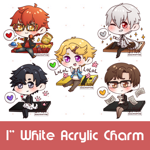 Added a couple new boys to the set! Mystic Messenger © Cheritz and their respective partnersFan