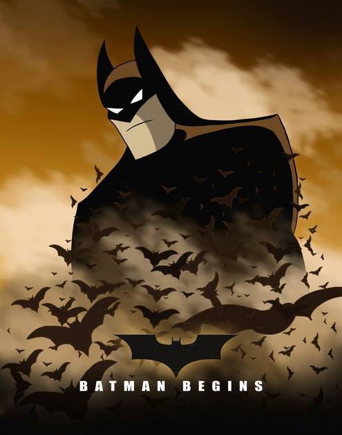 kerainen:  Batman animated poster movies Art by E-Bolo http://fav.me/d582sr2