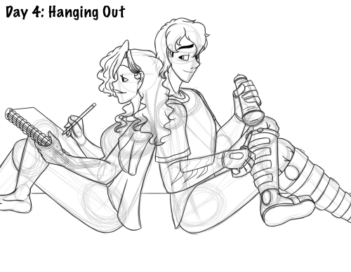 OTP-urary Day #4: Hanging OutScene from one of my ‘FaB’ AU storylines