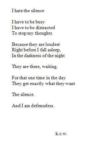 fake-smile-alltime:  I hate the silence 