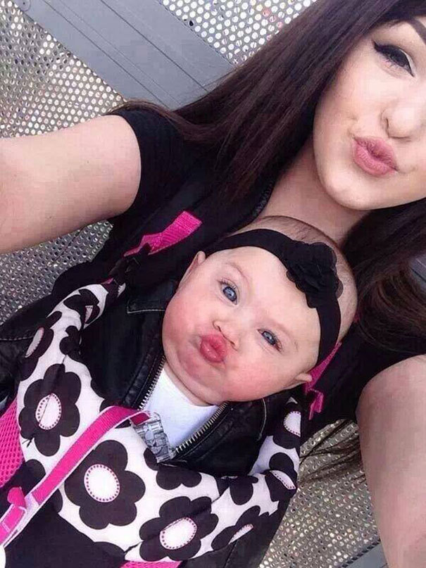 utterly-insane-panda:  tastefullyoffensive:  beben-eleben:  Like Mother, Like Daughter