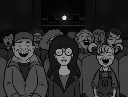 When your boss tells a joke and you are all