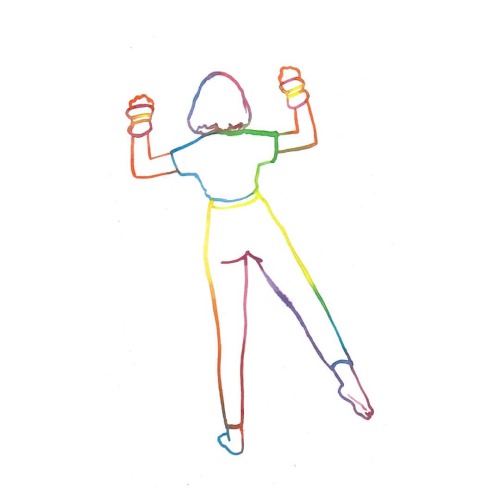 Eden pamèle. . . #doodle #livedrawing #sport #pamelareif #workout #rainbow #inkdrawinghttps://ww