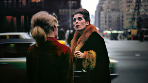 Tod Papageorge, kodachrome photographs of New York City, 1966-1967