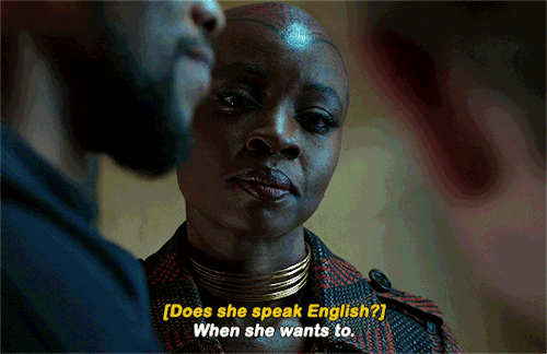 bijespers:     100 FEMALE CHARACTERS IN 2021   19. Okoye ☆ Black Panther (2018) dir. Ryan Coogler  