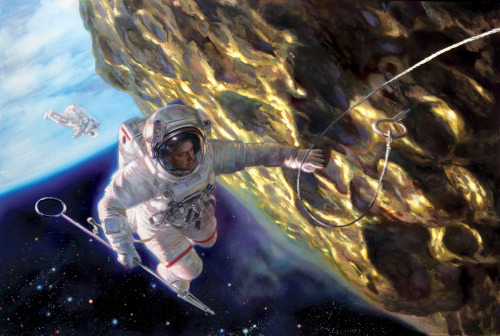 blogfanreborn777: Asteroid Mining by Donato Giancola