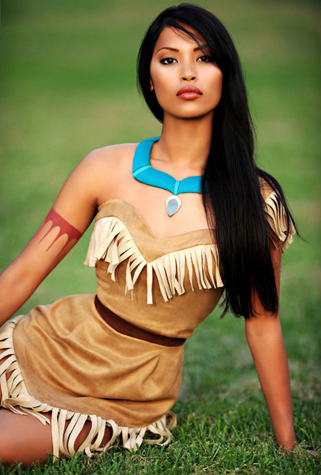 Native american indian woman costume