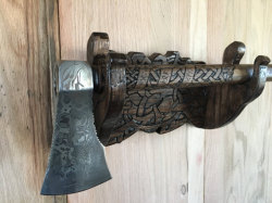 coolkenack:  Ax and Sword holder from Reginsrock