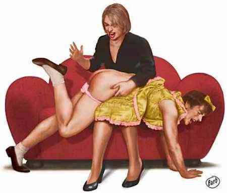 Sissy spanking adult photos