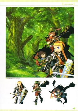 Etrian Odyssey I&II Artbook