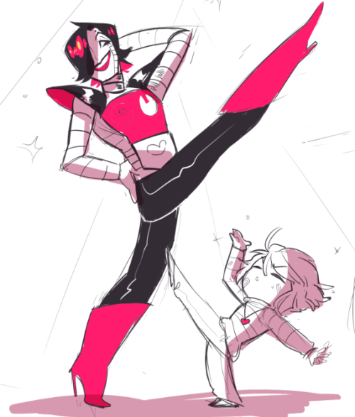 rockafiller:  I am super charmed by undertale!! frisk and mettaton are my faves! rhghrhf   <3