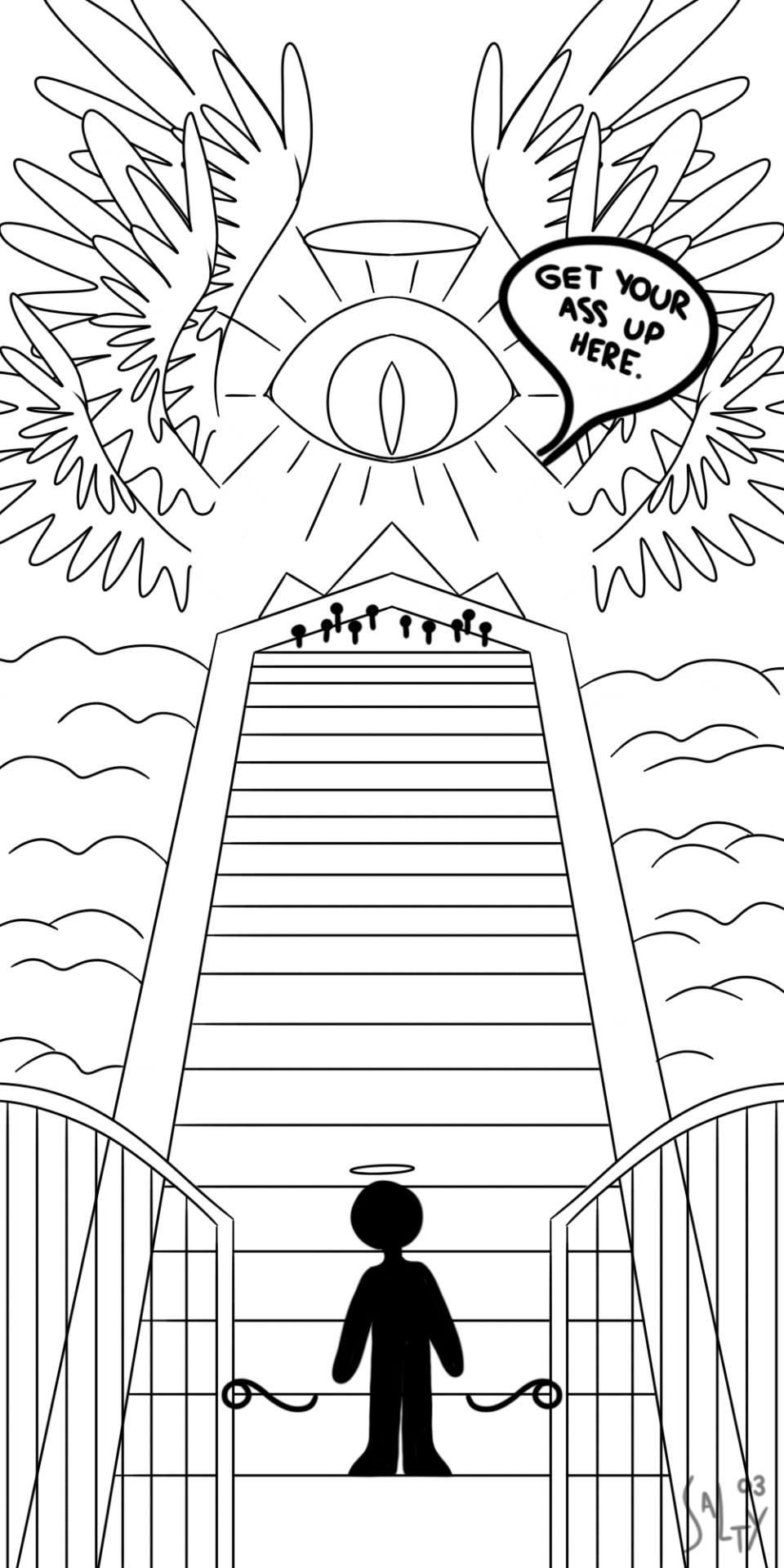 POV: You're Late To Heaven - Get Your Ass Up There