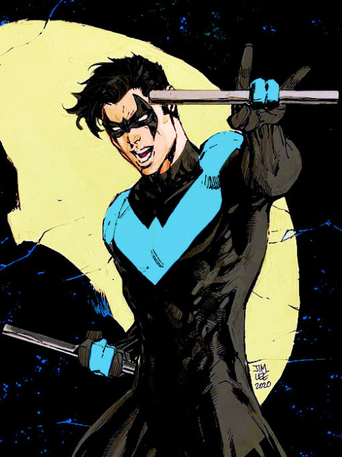 Nightwing by Jim LeeColored by @nytewing