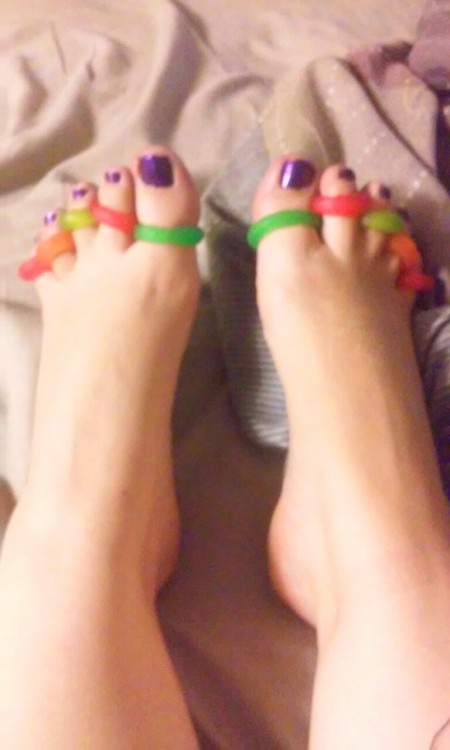 Porn Pics candy covered feet