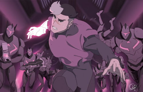 americanninjax: killertune: Shiro (Voltron Legendary Defenders) print I made just in time for this y