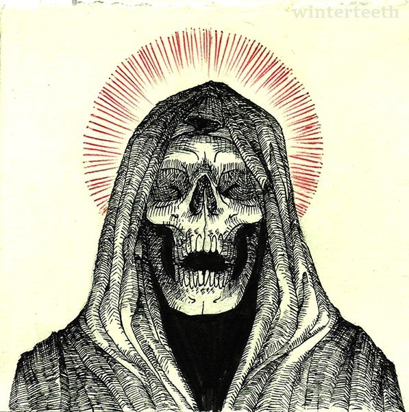 thelastbuffalo:  Ink Study #4 Micron on Stonehenge paper (Its up in the shop if you