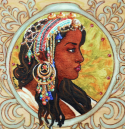 fyblackwomenart:  African Nouveau by chantee benefield