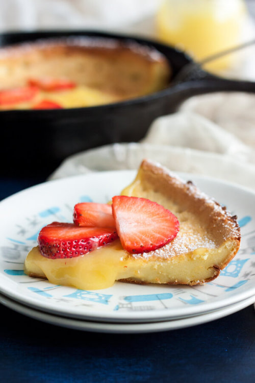 sweetoothgirl: Lemon Dutch Baby for Two