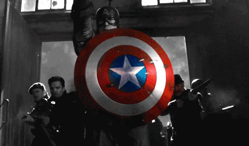 buckbarnesn:“You ready to follow Captain America into the jaws of death?”