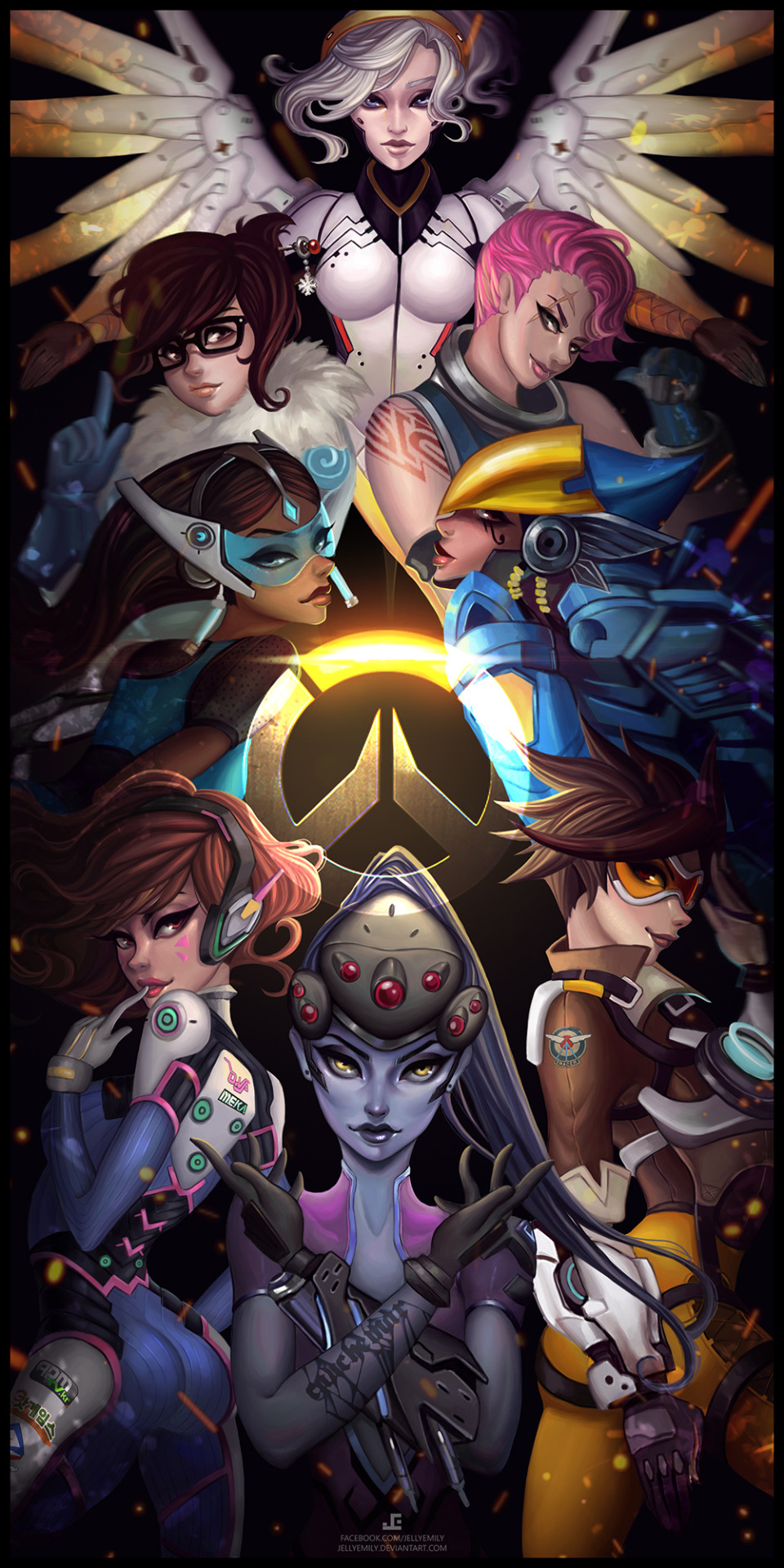 overwatch-arts:   The Ladies of OverwatchJELLYEMILY 