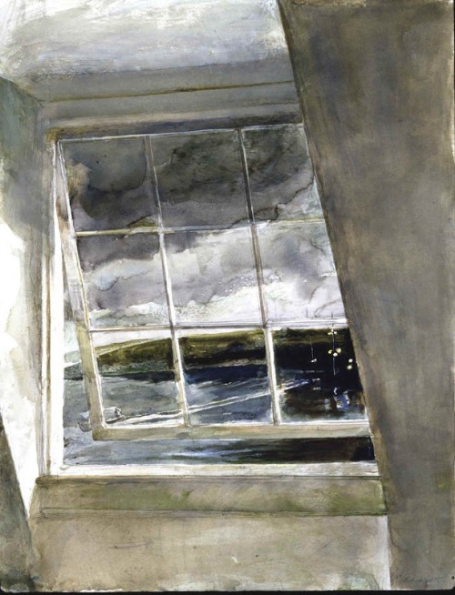 Dock Lights - Andrew Wyeth 2003Contemporary realismWatercolor on paper