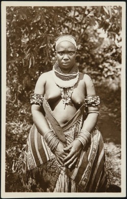 Vintagecongo: Sultane Nya N'gézi, Kivu, Congo Belge Leonard A. Lauder 