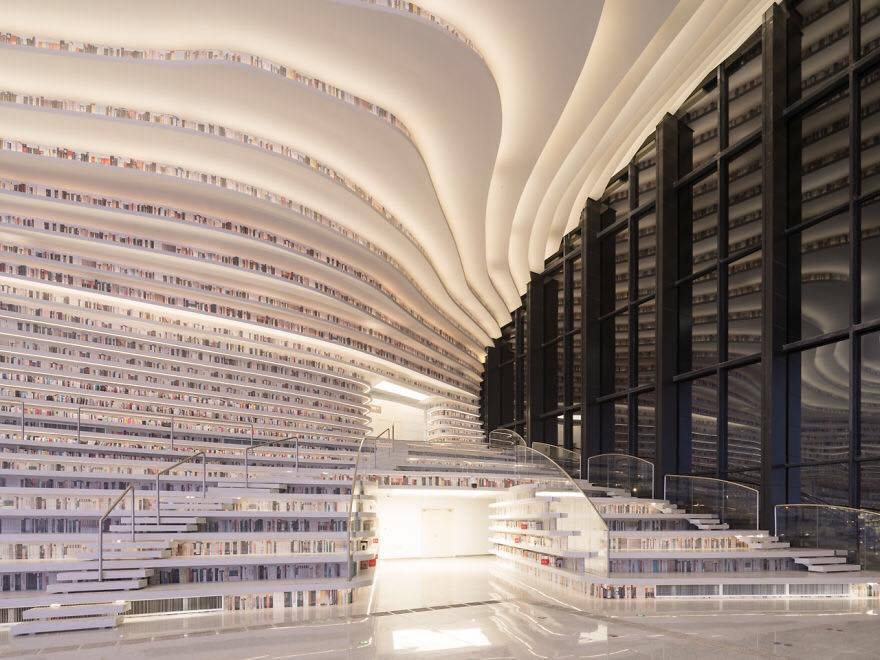 brookbooh: World’s Coolest Library in China With 1.2 Million Books, And Its Interior