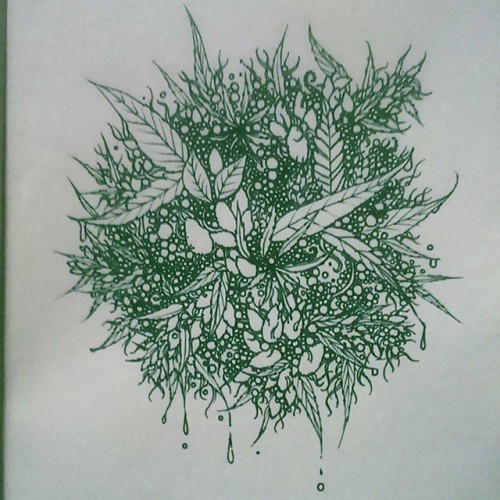 Bud. #kiyomitokyo #sketch #2015 #artwork #green #sharpie