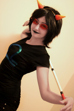 sweethobgoblin:  sweethobgoblin as Terezi.photoNot cosplay at all. Just for fun. 